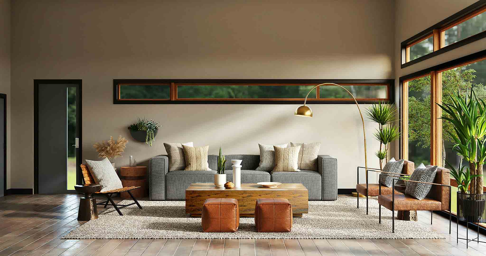 Daylight held in a considered interior